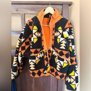 Free People Movement Hit The Slopes Fleece Jacket, size S